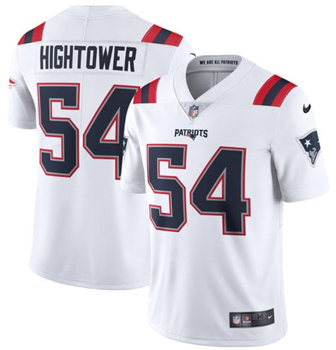 New England Patriots #54 Dont'a Hightower White 2020 Vapor Untouchable Limited Stitched Jersey