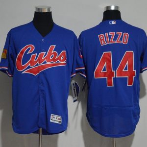 Atlanta Braves #44 Hank Aaron Navy Flexbase Stitched Jersey