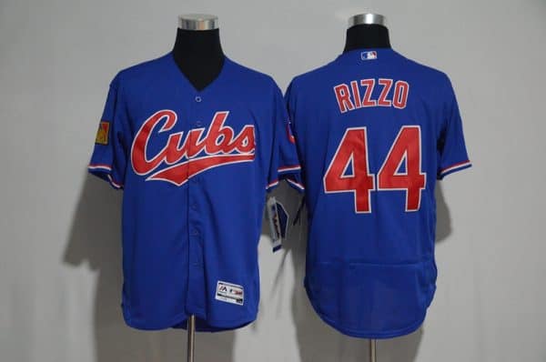 Atlanta Braves #44 Hank Aaron Navy Flexbase Stitched Jersey