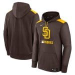 San Diego Padres Brown Collection Performance Pullover Hoodie