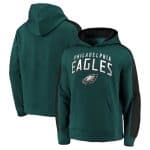 Philadelphia Eagles Green Game Time Arch Pullover Hoodie
