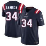 New England Patriots #34 Lan Larison Navy 2025 F.U.S.E. Vapor Limited Stitched Jersey