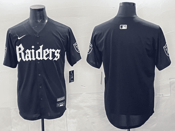Las Vegas Raiders Blank Black 'Gothic Sin City Shadows Edition' Vapor Limited Stitched Jersey