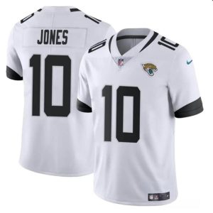Jacksonville Jaguars #10 Mac Jones White Vapor Untouchable Limited Stitched Jersey