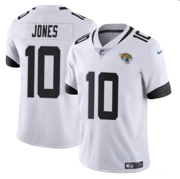 Jacksonville Jaguars #10 Mac Jones White Vapor Untouchable Limited Stitched Jersey