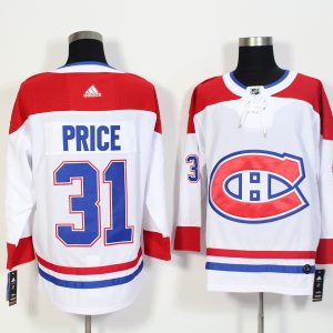 Montreal Canadiens #31 Carey Price White Stitched Adidas Jersey