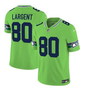 Seattle Seahawks #80 Steve Largent 2023 F.U.S.E. Green Limited Stitched Jersey