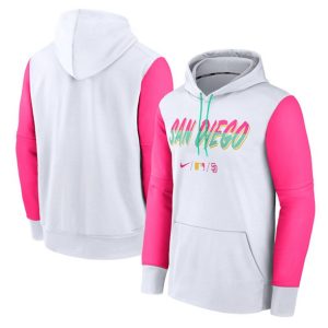 San Diego Padres White 2022 City Connect Pullover Hoodie