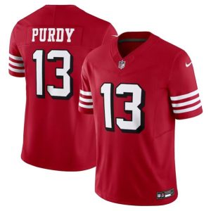 San Francisco 49ers #13 Brock Purdy 2023 F.U.S.E. New Red Vapor Untouchable Limited Stitched Jersey