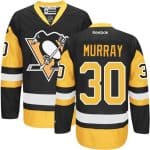 Penguins #30 Matt Murray Black Alternate Stitched Jersey