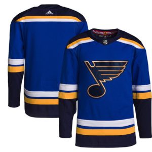 St. Louis Blues Blank Blue Stitched Jersey