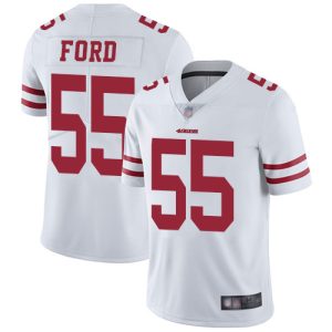 San Francisco 49ers #55 Dee Ford White Vapor Untouchable Limited Stitched Jersey