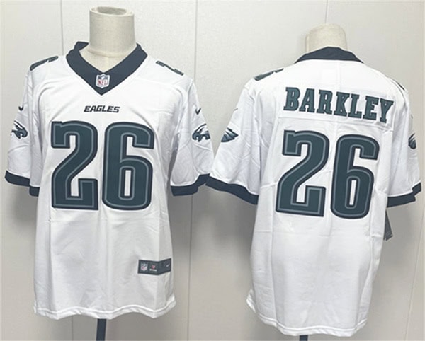 Philadelphia Eagles #26 Saquon Barkley White 2024 New Vapor Untouchable Limited Football Stitched Jersey