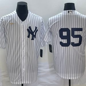 New York Yankees #95 Oswaldo Cabrera White Stitched Jersey