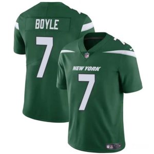 New York Jets #7 Tim Boyle Green Vapor Untouchable Limited Stitched Jersey