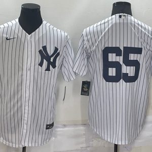 New York Yankees #65 Nestor Cortes White Cool Base Stitched Baseball Jersey