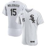 Chicago White Sox #15 Mart¨ªn Maldonado White Flex Base Stitched Jersey