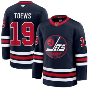 Winnipeg Jets #19 Jonathan Toews Navy 2024-25 Alternate Stitched Jersey