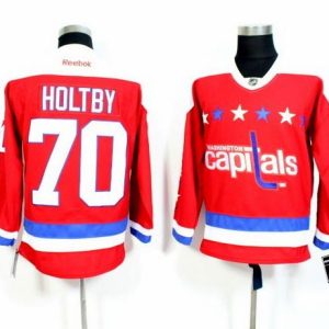 Capitals #70 Braden Holtby Red Alternate Stitched Jersey