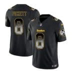 Pittsburgh Steelers #8 Kenny Pickett Black 2023 F.U.S.E. Smoke Vapor Untouchable Limited Stitched Jersey