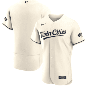 Minnesota Twins Blank Cream 2023 Home Alternate Flex Base Stitched Jersey