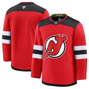 New Jersey Devils Blank Red 2024-25 Home Stitched Jersey