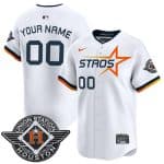 Houston Astros Custom White 2025 City Connect Limited Stitched Jersey