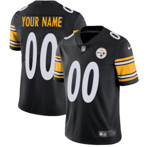 Pittsburgh Steelers Black ACTIVE PLAYER Custom Stitched Jersey