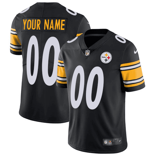 Pittsburgh Steelers Black ACTIVE PLAYER Custom Stitched Jersey