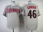 Diamondbacks #46 Patrick Corbin Grey Cool Base Stitched Jersey