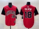 Chicago White Sox #18 Pilsen Red Black 2025 City Connect Limited Stitched Jersey