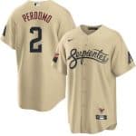 Arizona Diamondbacks #2 Geraldo Perdomo 2021 Gold City Connect Cool Base Stitched Jersey