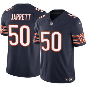 Chicago Bears #50 Grady Jarrett Navy 2025 F.U.S.E. Vapor Untouchable Limited Stitched Jersey