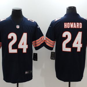 Chicago Bears #24 Jordan Howard Navy Vapor Untouchable Player Limited Jersey
