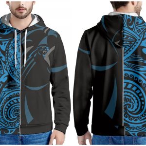 Carolina Panthers Black Blue Pullover Hoodie