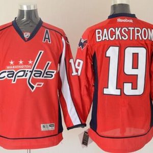 Capitals #19 Nicklas Backstrom Red Stitched Jersey