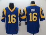Rams #16 Jared Goff Royal Blue Vapor Untouchable Limited Stitched Jersey