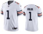 Chicago Bears #1 Justin Fields White Vapor Untouchable Limited Stitched Jersey