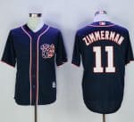 Nationals #11 Ryan Zimmerman Navy Blue New Cool Base Stitched Jersey