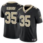 New Orleans Saints #35 Jacob Kibodi Black F.U.S.E. Vapor Limited Stitched Jersey