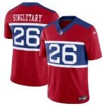 New York Giants #26 Devin Singletary Century Red Alternate Vapor F.U.S.E. Limited Stitched Jersey