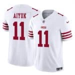 San Francisco 49ers #11 Brandon Aiyuk White 2023 F.U.S.E. Vapor Limited Stitched Jersey