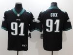 Philadelphia Eagles #91 Fletcher Cox Black Vapor Untouchable Limited Stitched Jersey