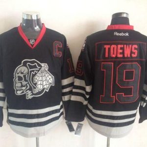 Blackhawks #19 Jonathan Toews New Black Ice Stitched Jersey