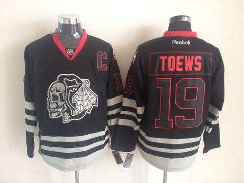 Blackhawks #19 Jonathan Toews New Black Ice Stitched Jersey