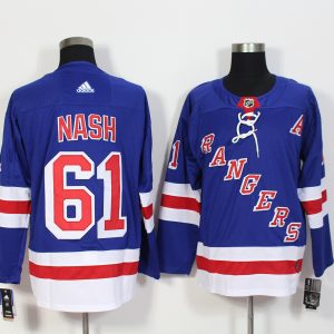 New York Rangers #61 Rick Nash Royal Blue Stitched Adidas Jersey
