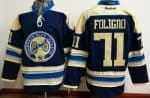 Columbus Blue Jackets #71 Nick Foligno Navy Blue Alternate Stitched Jersey