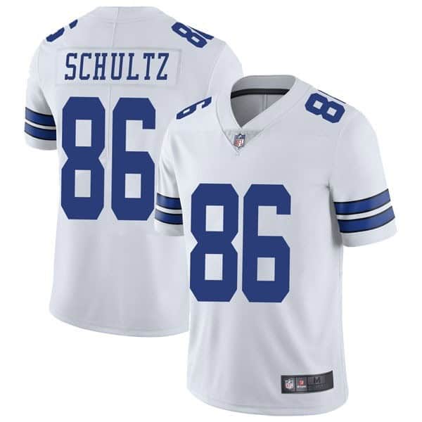 Dallas Cowboys #86 Dalton Schultz White Vapor Untouchable Limited Stitched Jersey