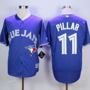 Blue Jays #11 Kevin Pillar Blue New Cool Base Stitched Jersey