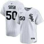 Chicago White Sox #50 Lenyn Sosa White 2025 Home Limited Stitched Jersey